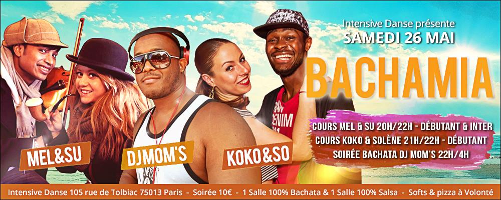 Bachamia : Su y Mélodie : Koko y Solene : Dj Mom's