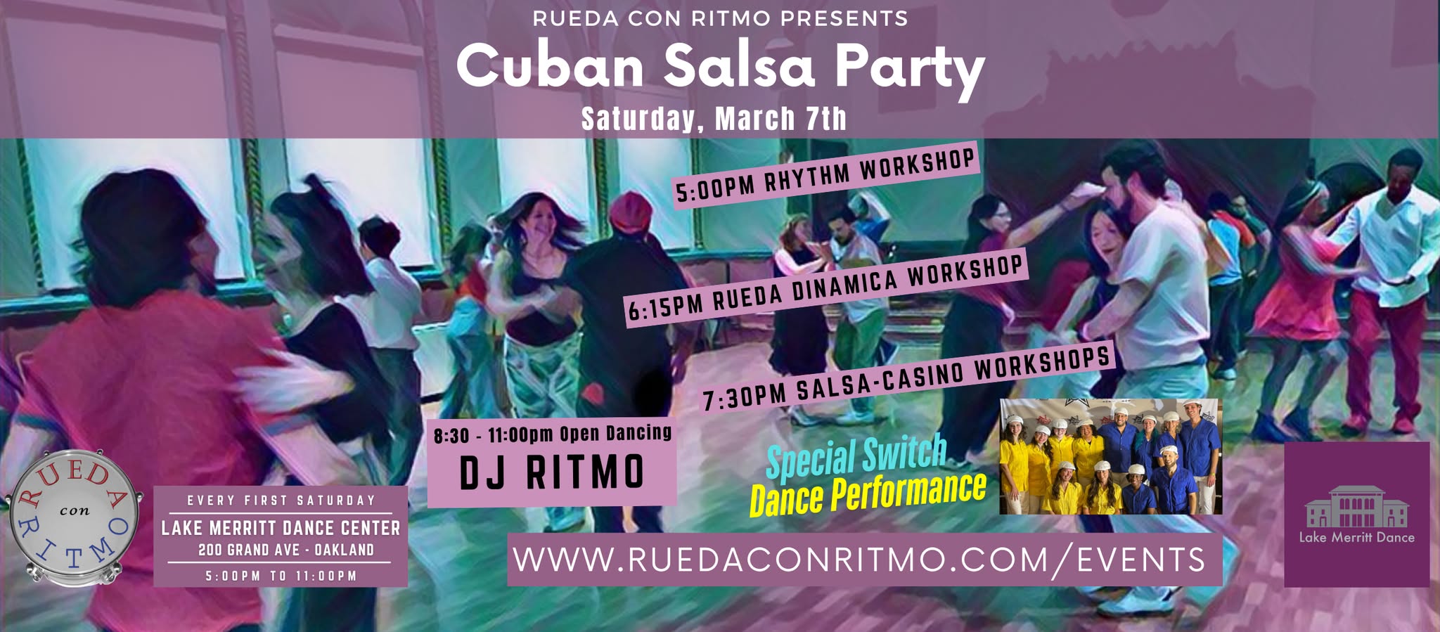 Salsa Party, Special Workshops, & Dance Performance