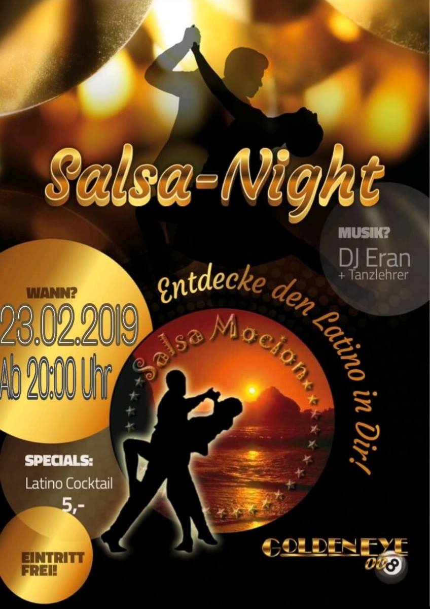 Salsa Party in der Golden Eye Bar in Herborn