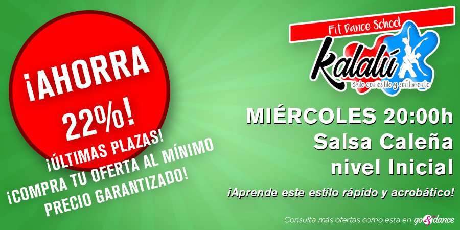 ¡DEAL! Caleña Salsa Classes for Beginners (Limit until October 10)