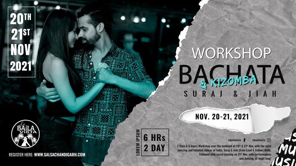 Bachata & Kizomba Workshop by Suraj & Jiah