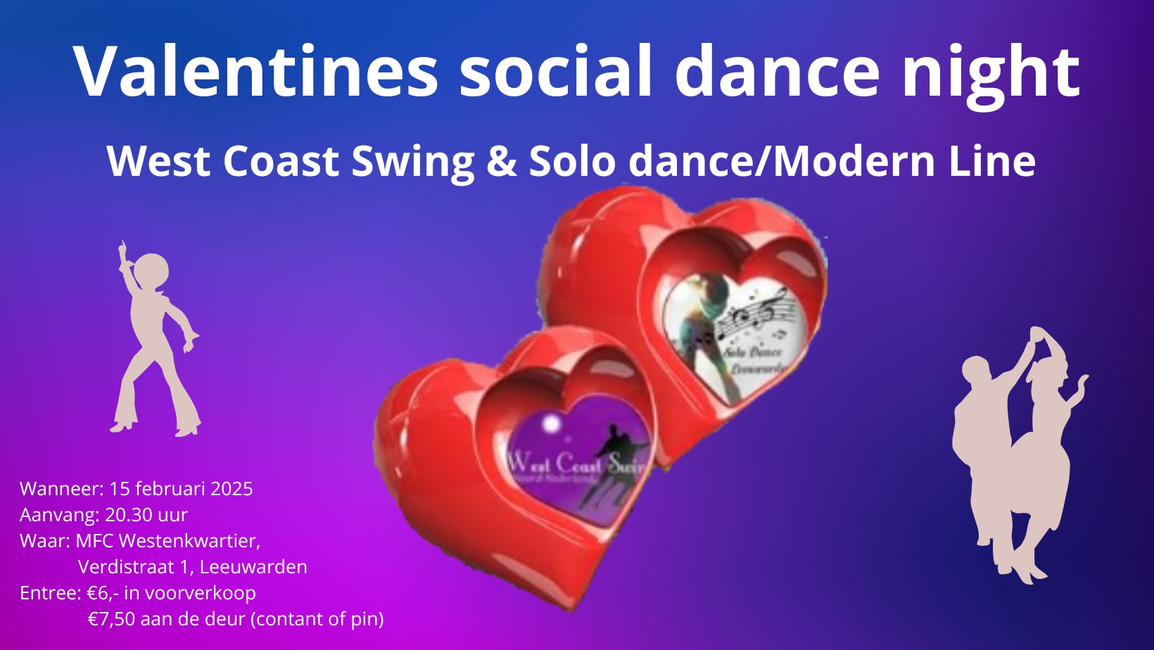 Valentines Social: West Coast Swing & Solo Dance Modern Line