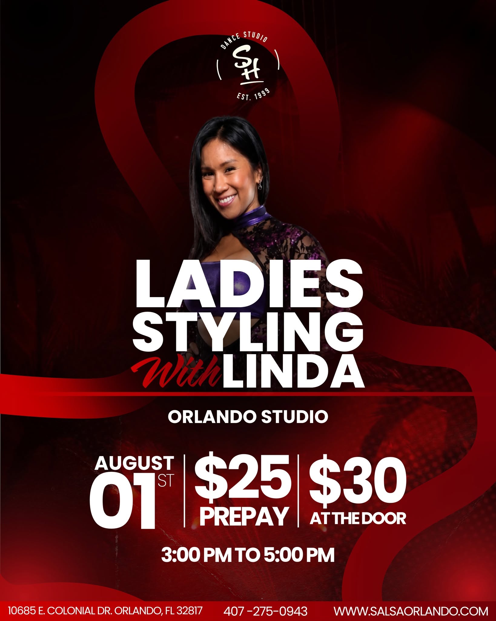 Ladies Styling Workshop with Linda Salsa Heat Orlando 💃