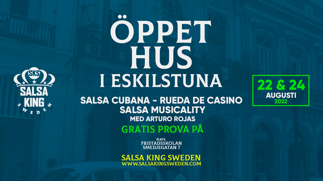 Öppet Hus i Eskilstuna 22 & 24 augusti 2022!
