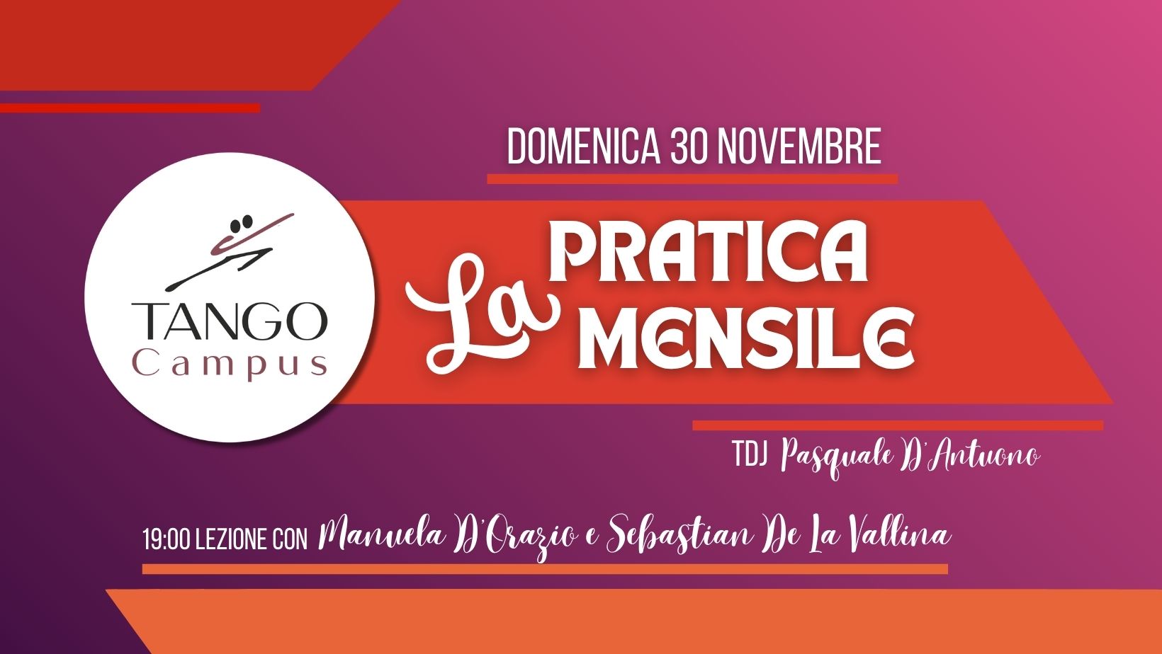 Lezione Open + Pratica Libera Tdj Pasquale D’Antuono
