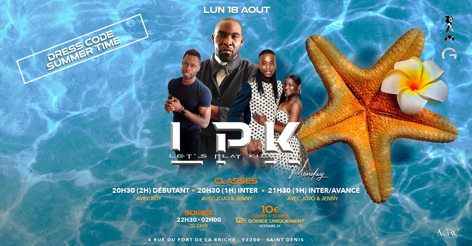 Lpk Monday gclub Paris