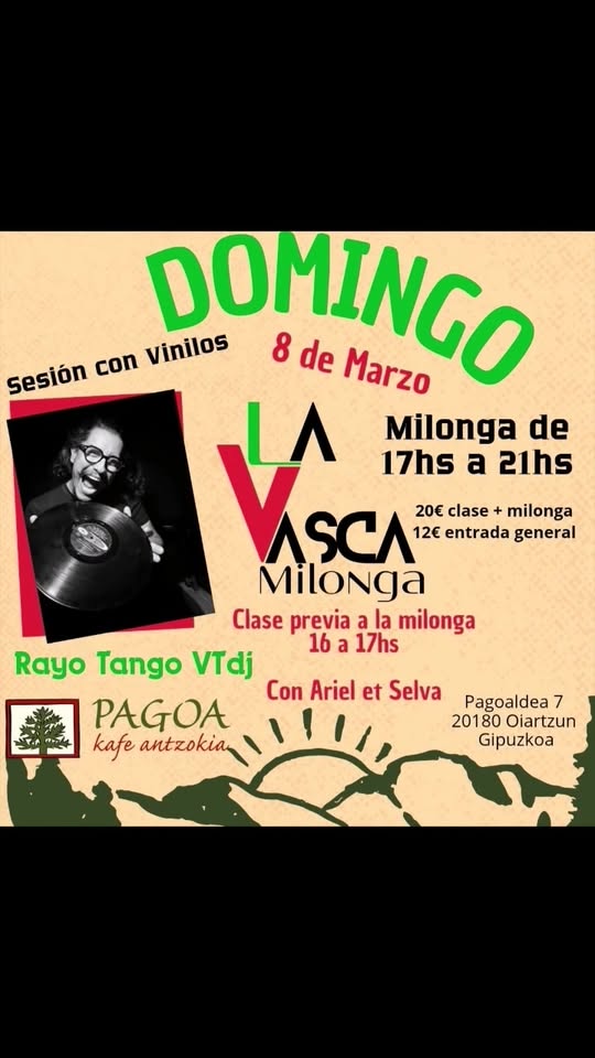 milonga La vasca tarde de vinilos con RayoVTDJ