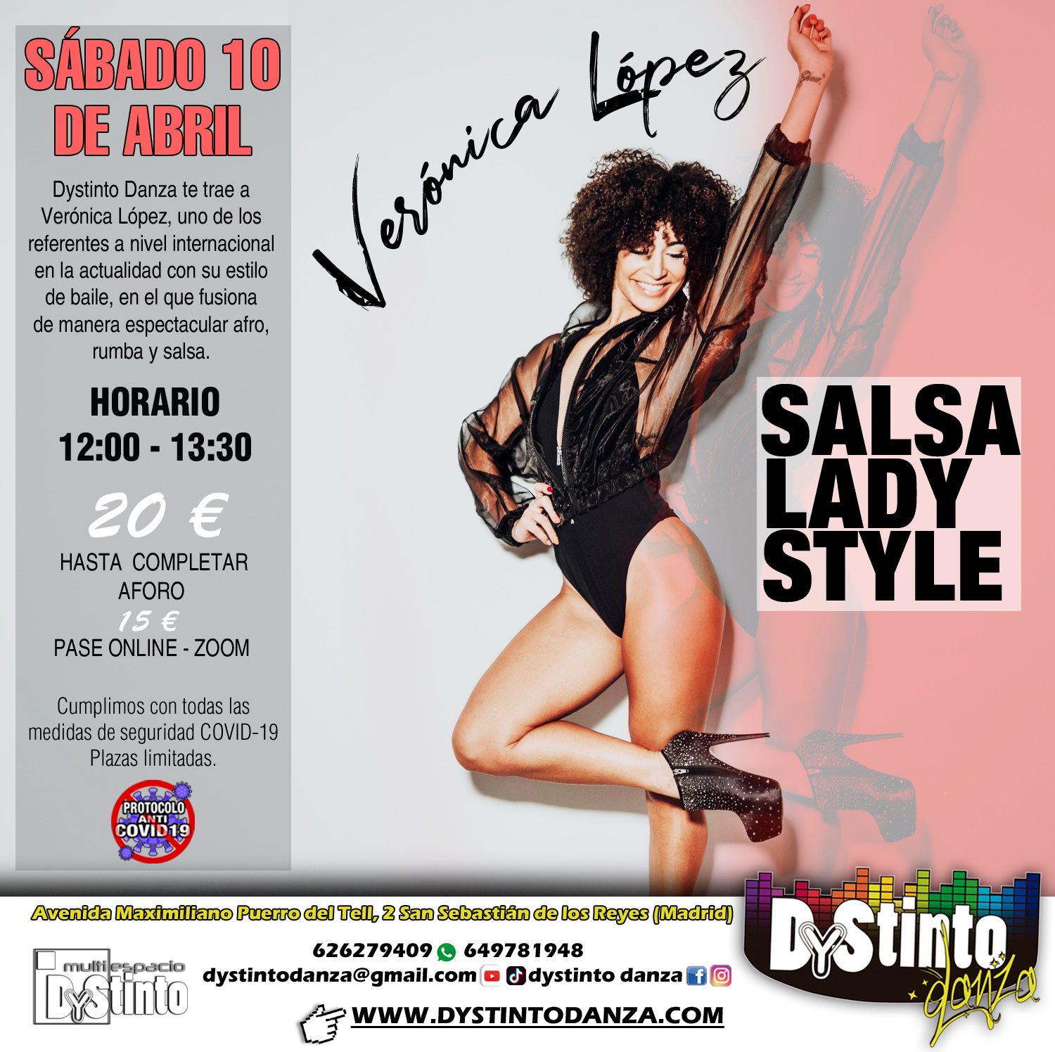 MASTER VERÓNICA LÓPEZ salsa lady style
