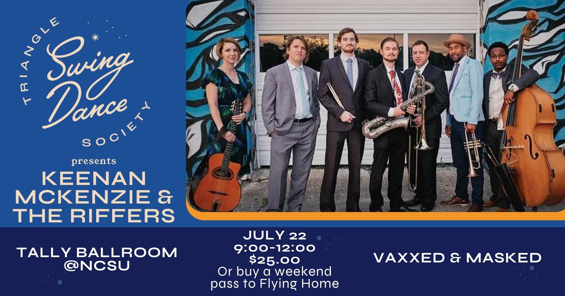 Swing Dance Party with Keenan McKenzie & The Riffers ft. Laura Windley