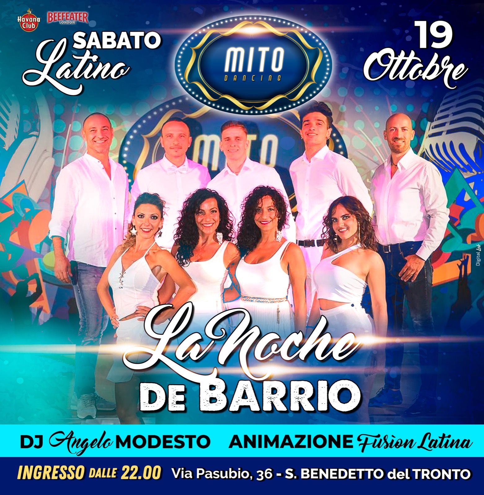 Sabato 19 ottobre . la Noche de Barrio