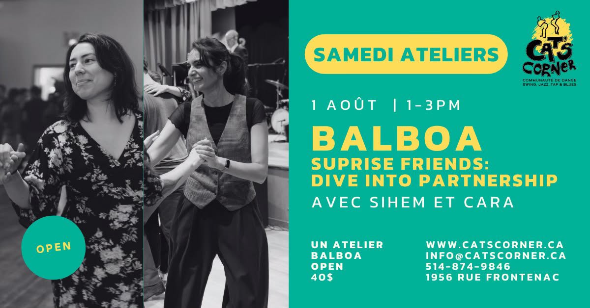 Atelier BALBOA - Suprise friends: dive into partnership
