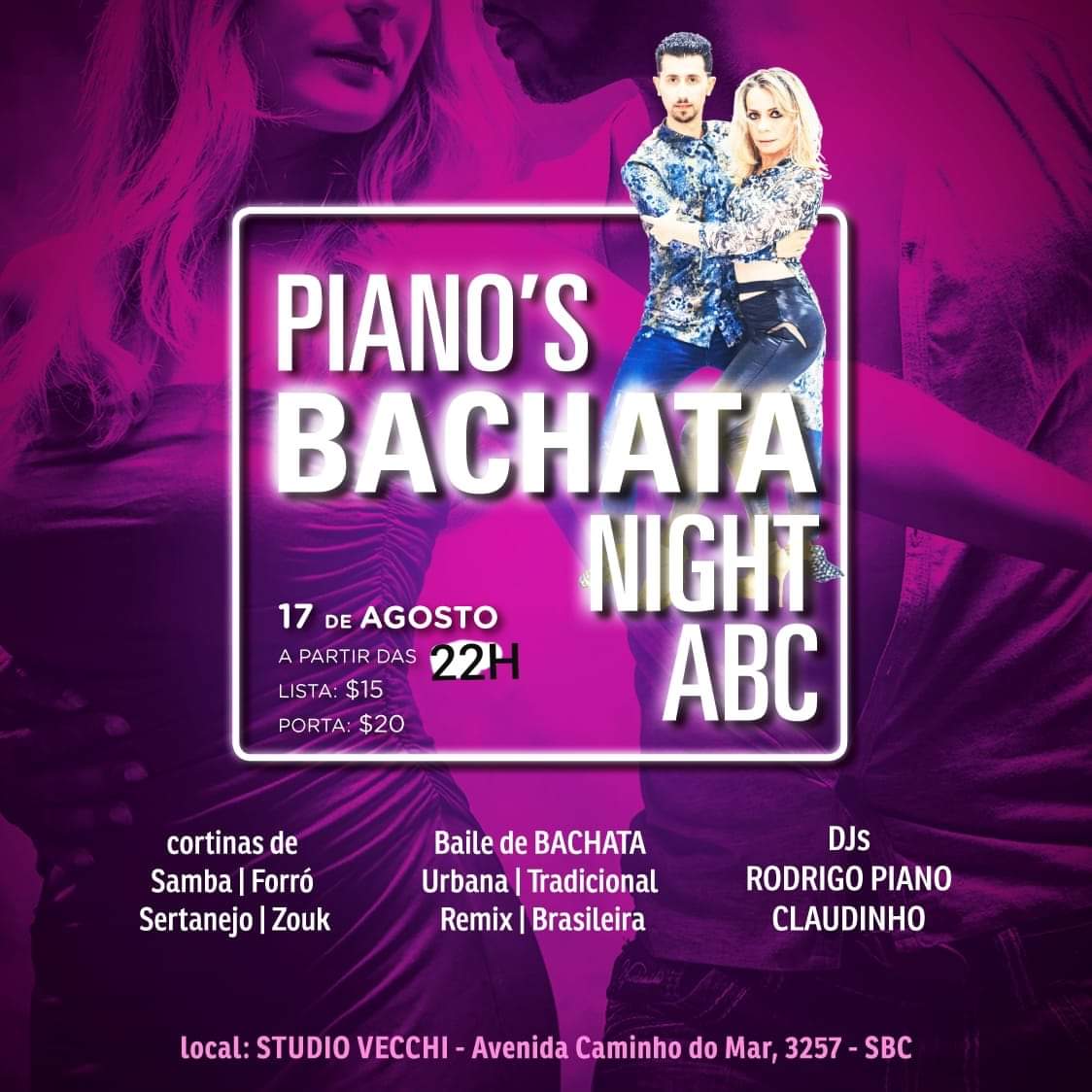 Pianos Bachata Night - ABC