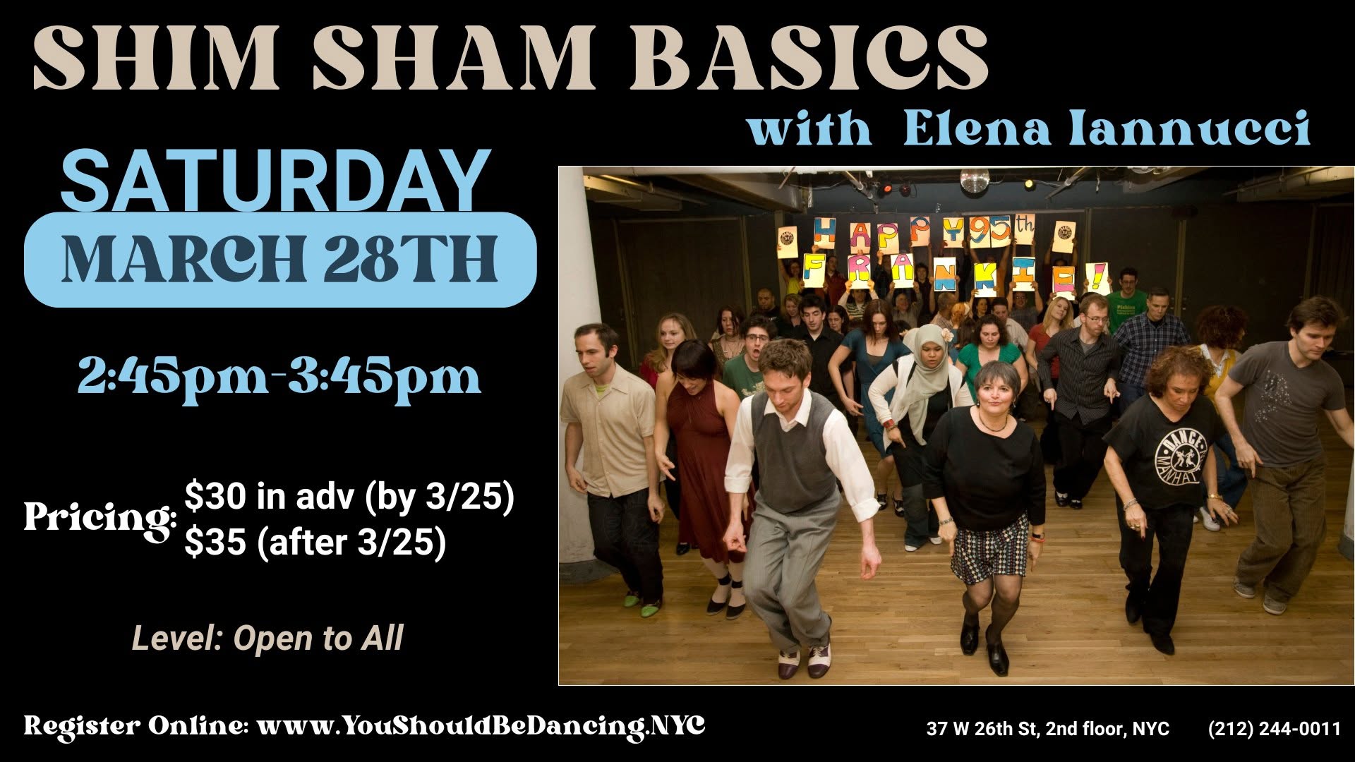 Lindy Hop 8ct - Perfect your Swing Outs & Add Charleston to the mix