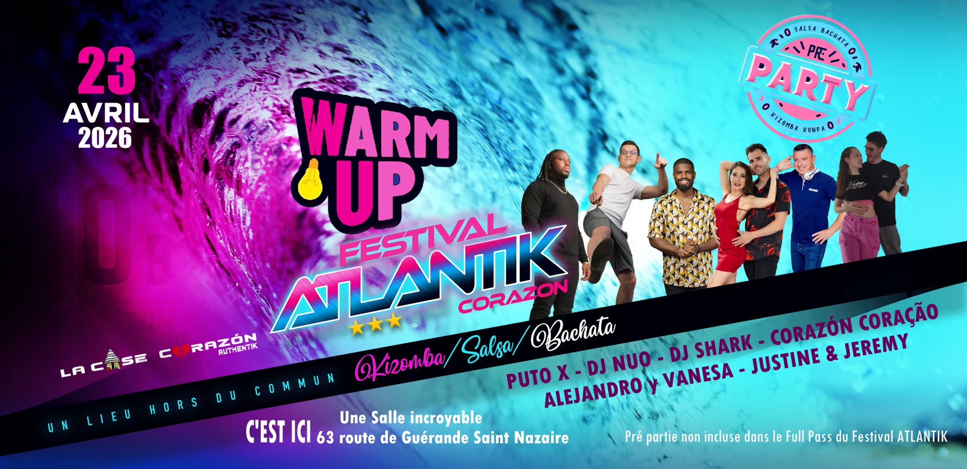 Pre Party Atlantik Corazon Festival - Warm Up