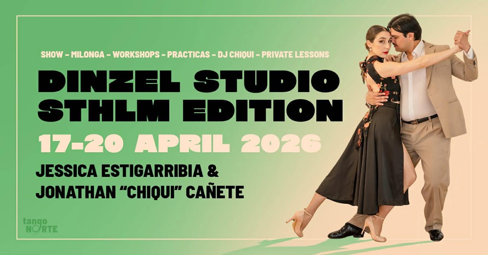 DINZEL STUDIO STHLM EDITION 17-20 APRIL 2026: Jessica Estigarribia & Jonathan "Chiqui" Caรฑete