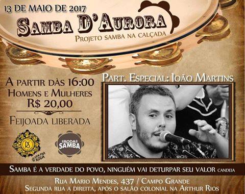 Samba D'Aurora-Projeto Samba Na Calçada-João Martins