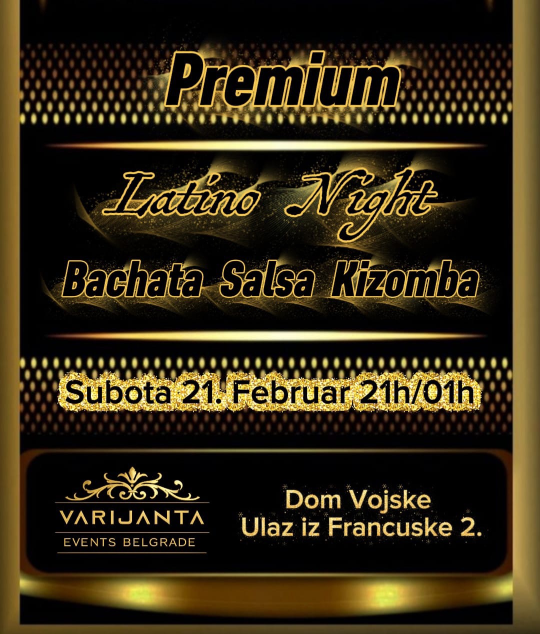 Premium Latino Night 2. Bachata Salsacl Kizomba