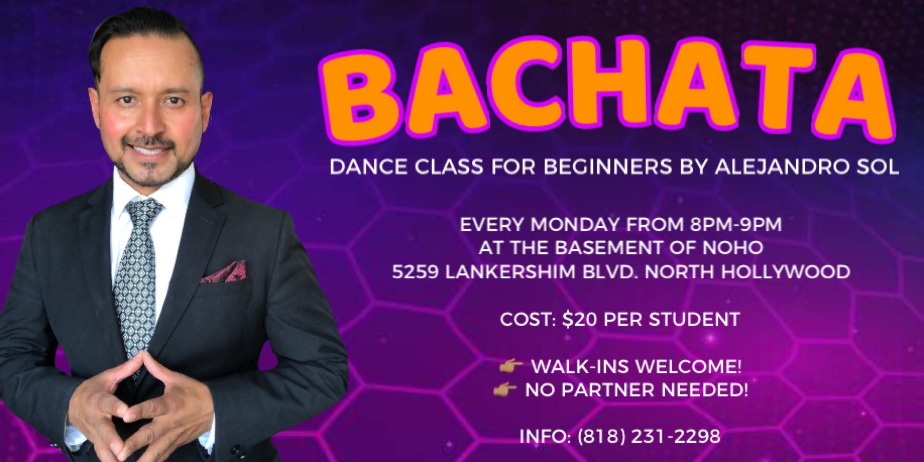 Bachata Dance Class For Beginners