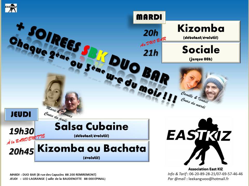 Cours & Soirées East KIZ