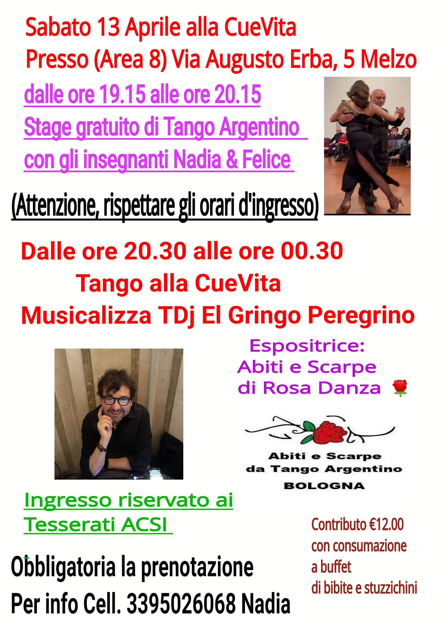 Tango alla CueVita