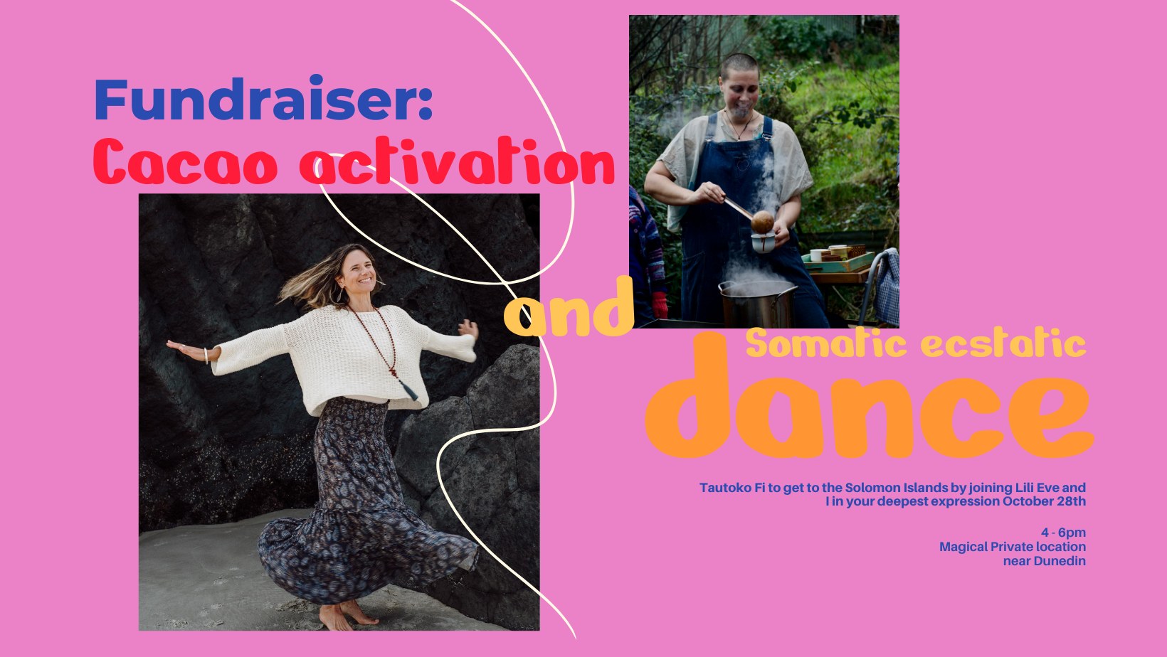 Fundraiser: Cacao activation + Somatic ecstatic dance