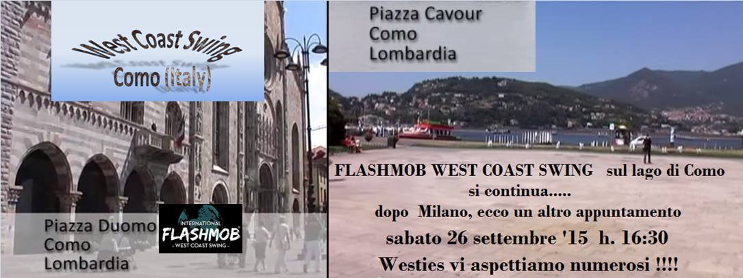 FLASH MOB WEST COAST SWING sul lago di Como