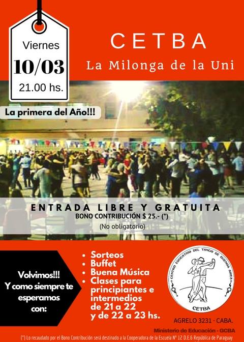 La Milonga de la Uni