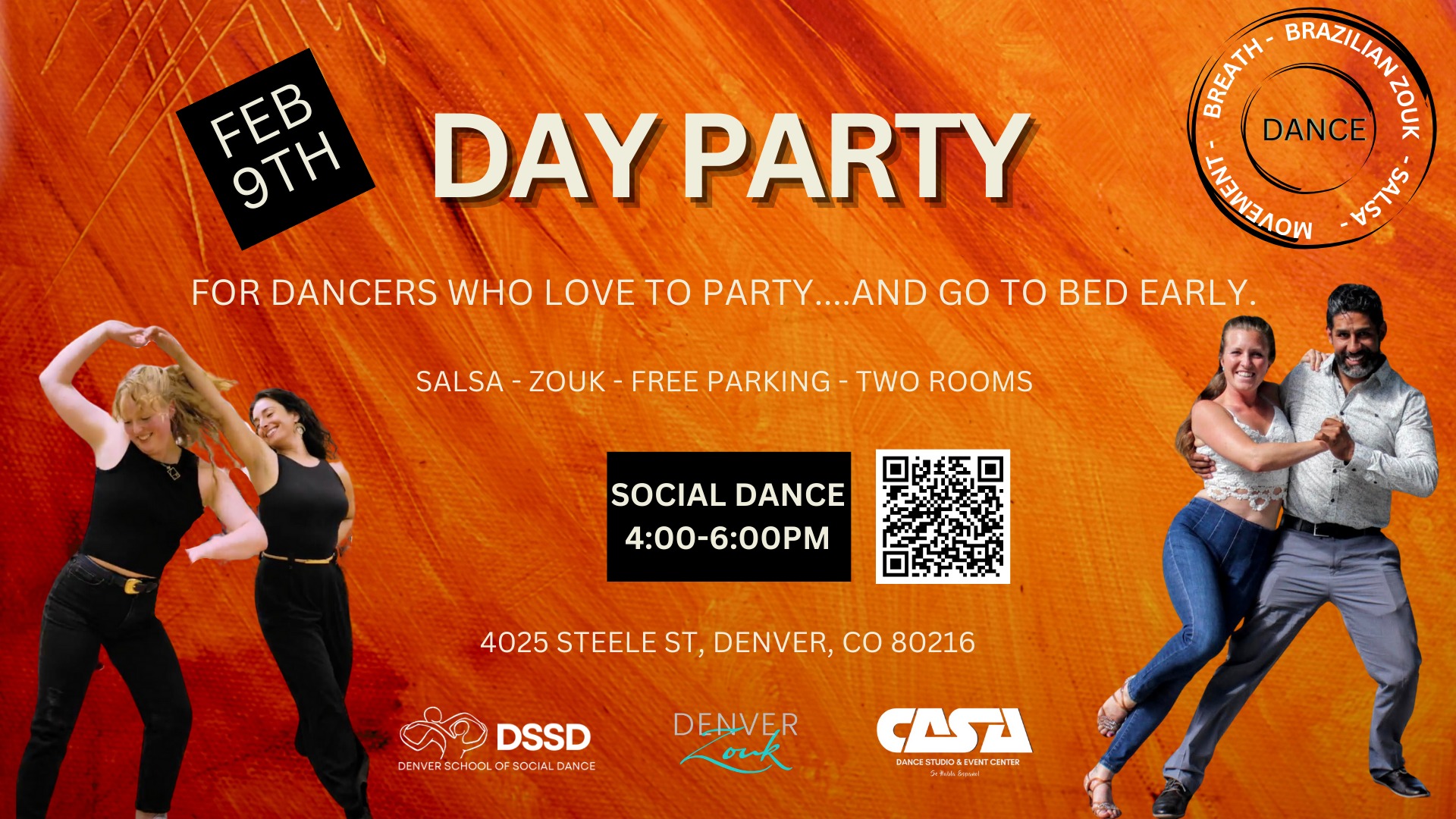 Zouk & Salsa Day Party!