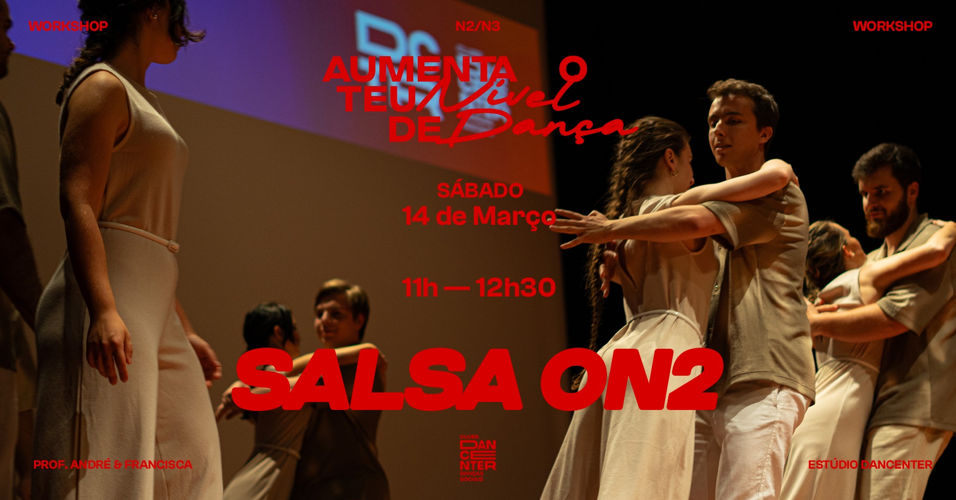 Workshop SALSA ON2 (NY Style) Aumenta o Teu Nรญvel de Danรงa