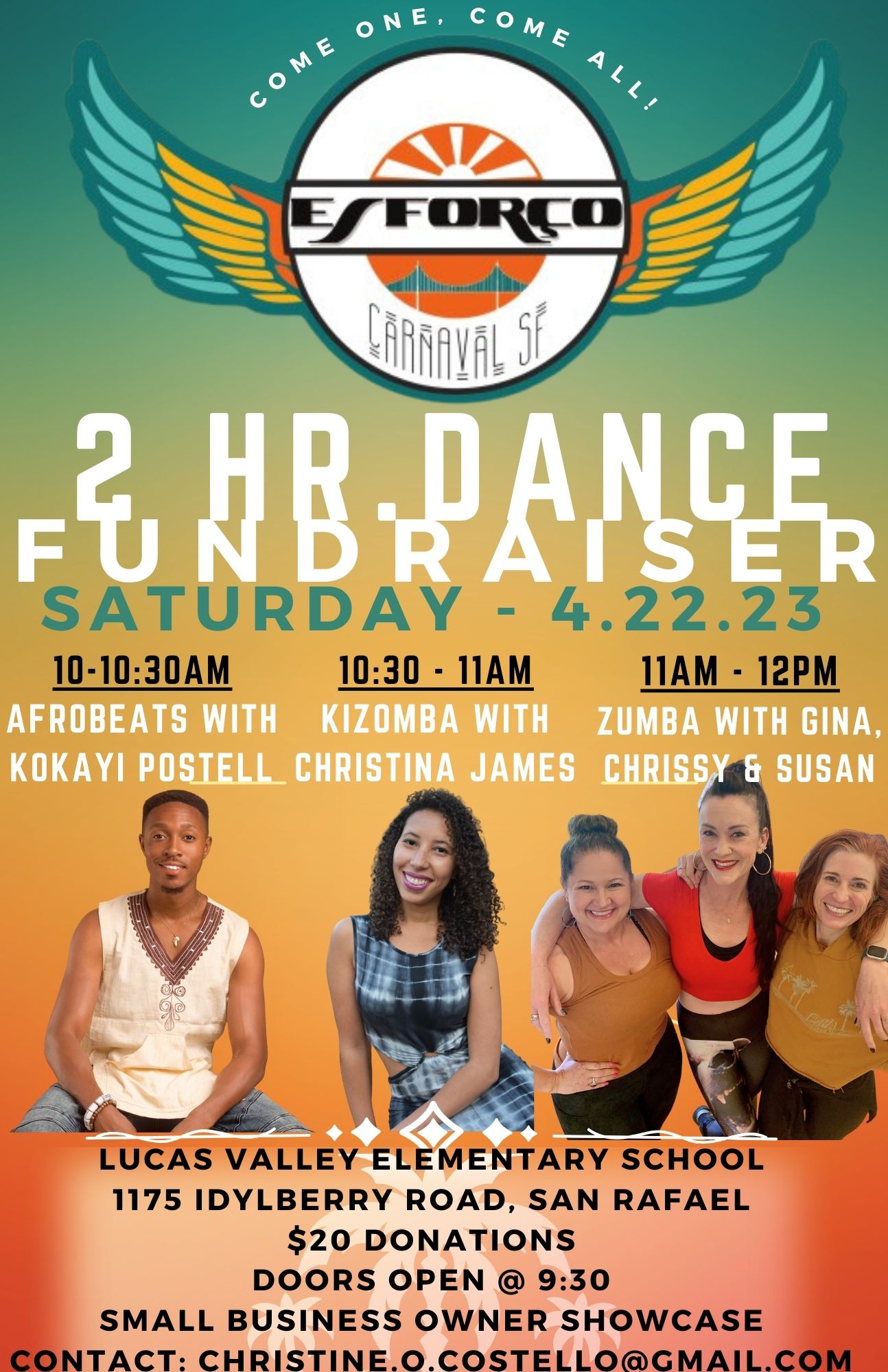 2 HOUR DANCE FUNDRAISER + SMALL BUSINESS SHOWCASE!