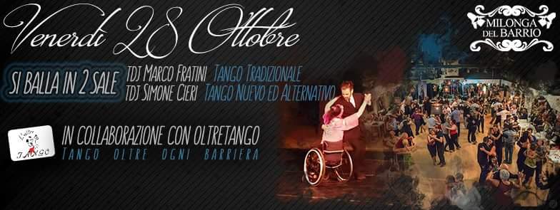 Ven28 alla Milonga del Barrio andiamo oltre