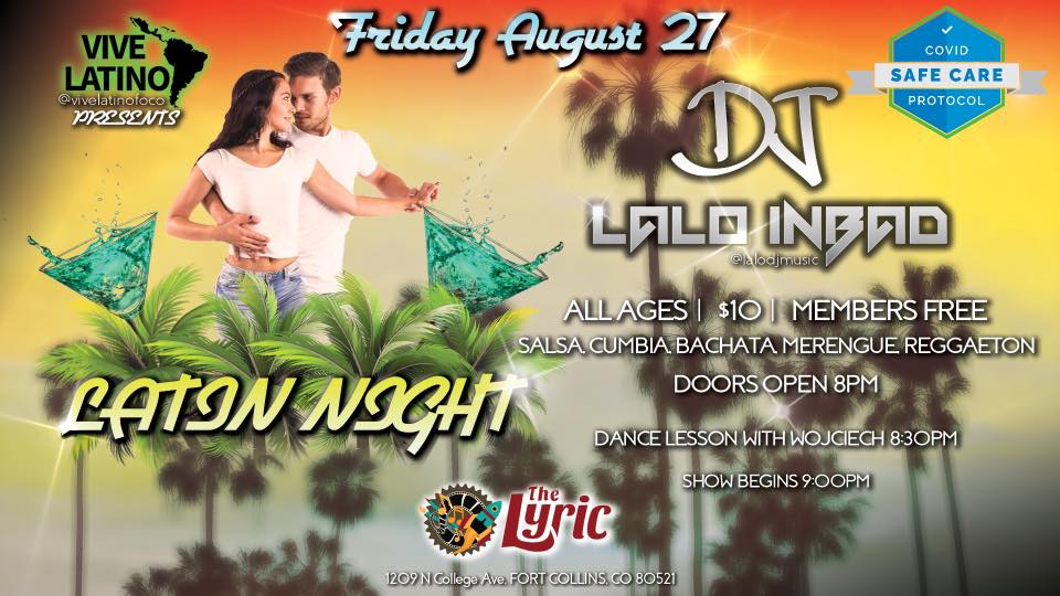 Latin Night Series: Dance Lesson + Social Dance Party!