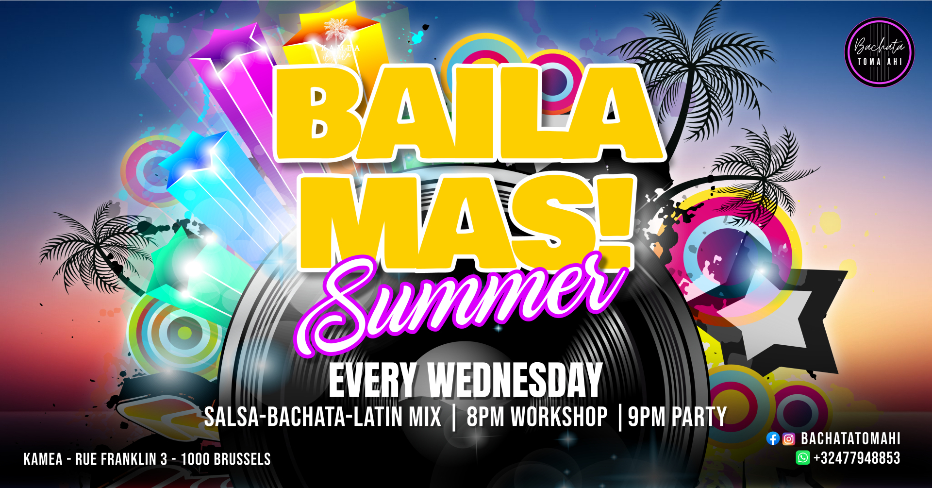BAILA MAS! Summer Edition ☀️ Wednesday 3 July - DJ SEV Kamea