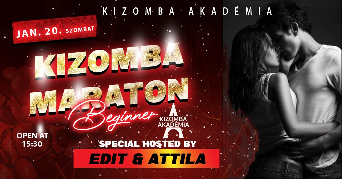 Kizomba Maraton Kezdőknek - Intenzív Szombati Kizomba Kurzus