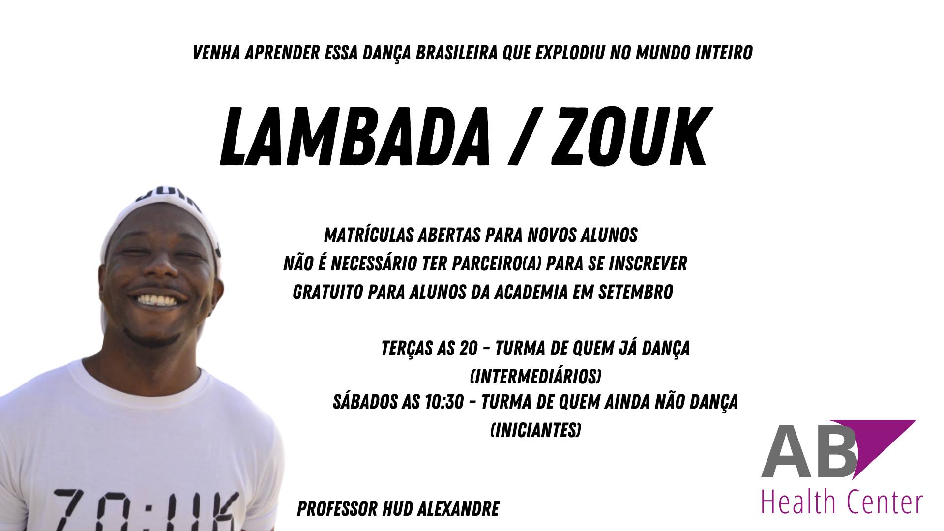 TURMAS DE ZOUK NA ABFITNESS
