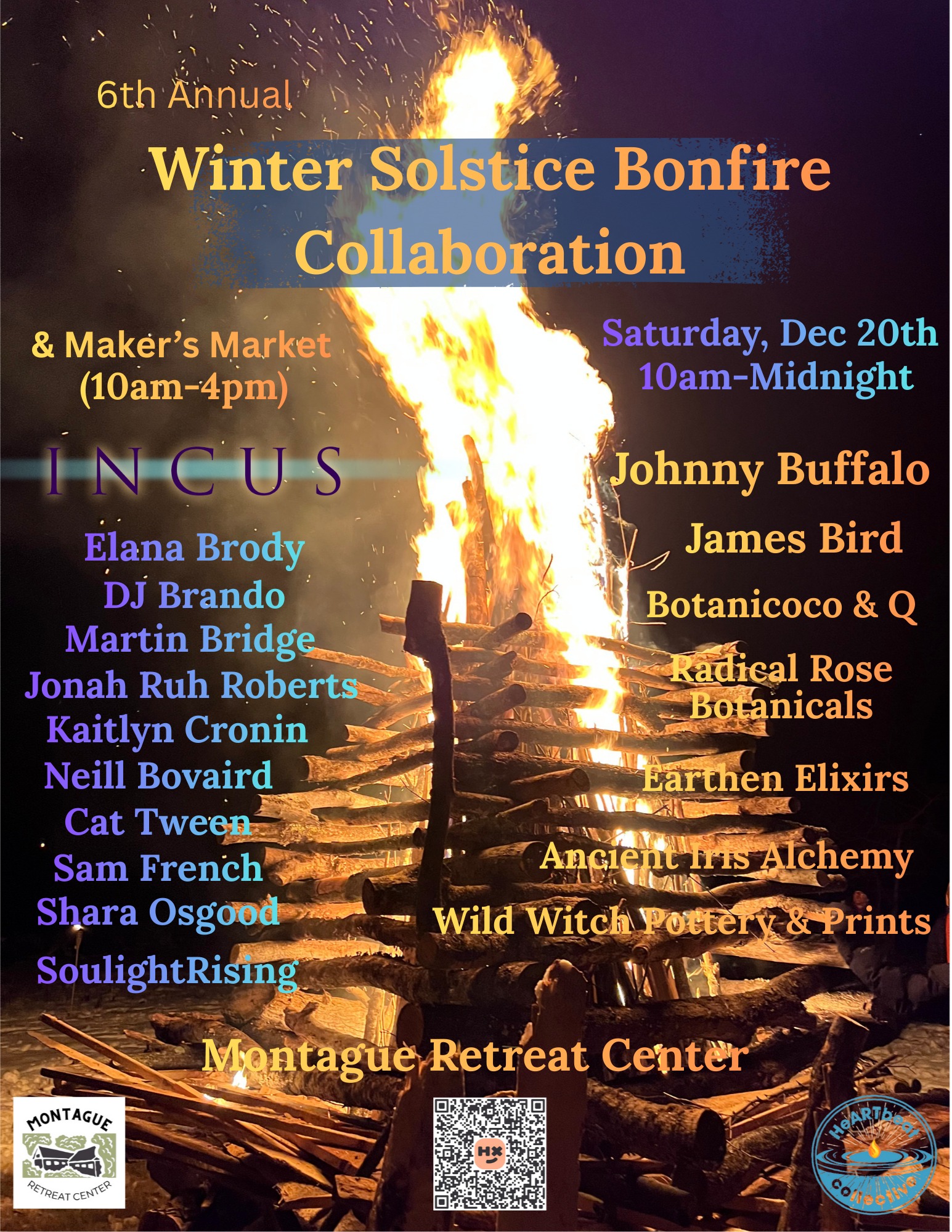 6th Annual Winter Solstice Bonfire Collaboration & Maker's Market