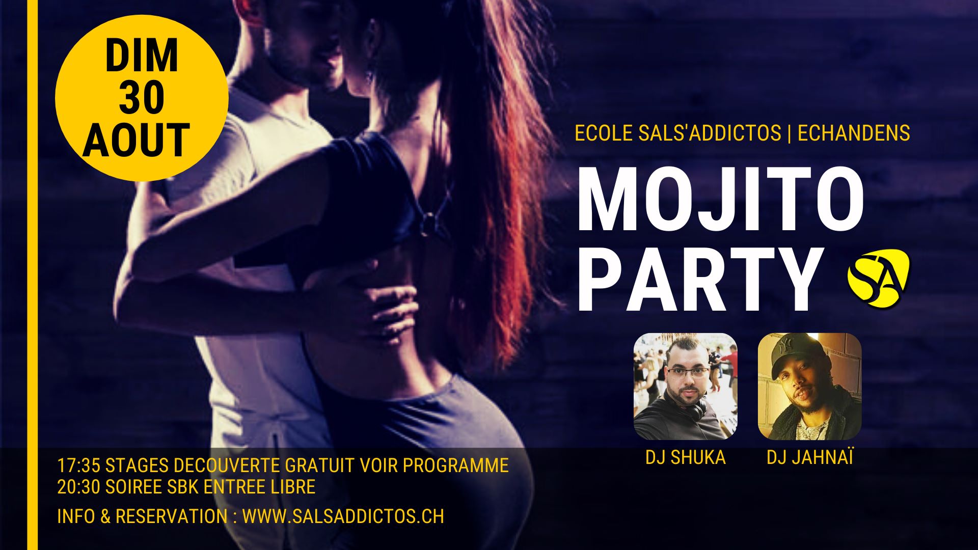 Mojito Party avec DJ Jahnaï & DJ Shuka Journée Portes Ouvertes