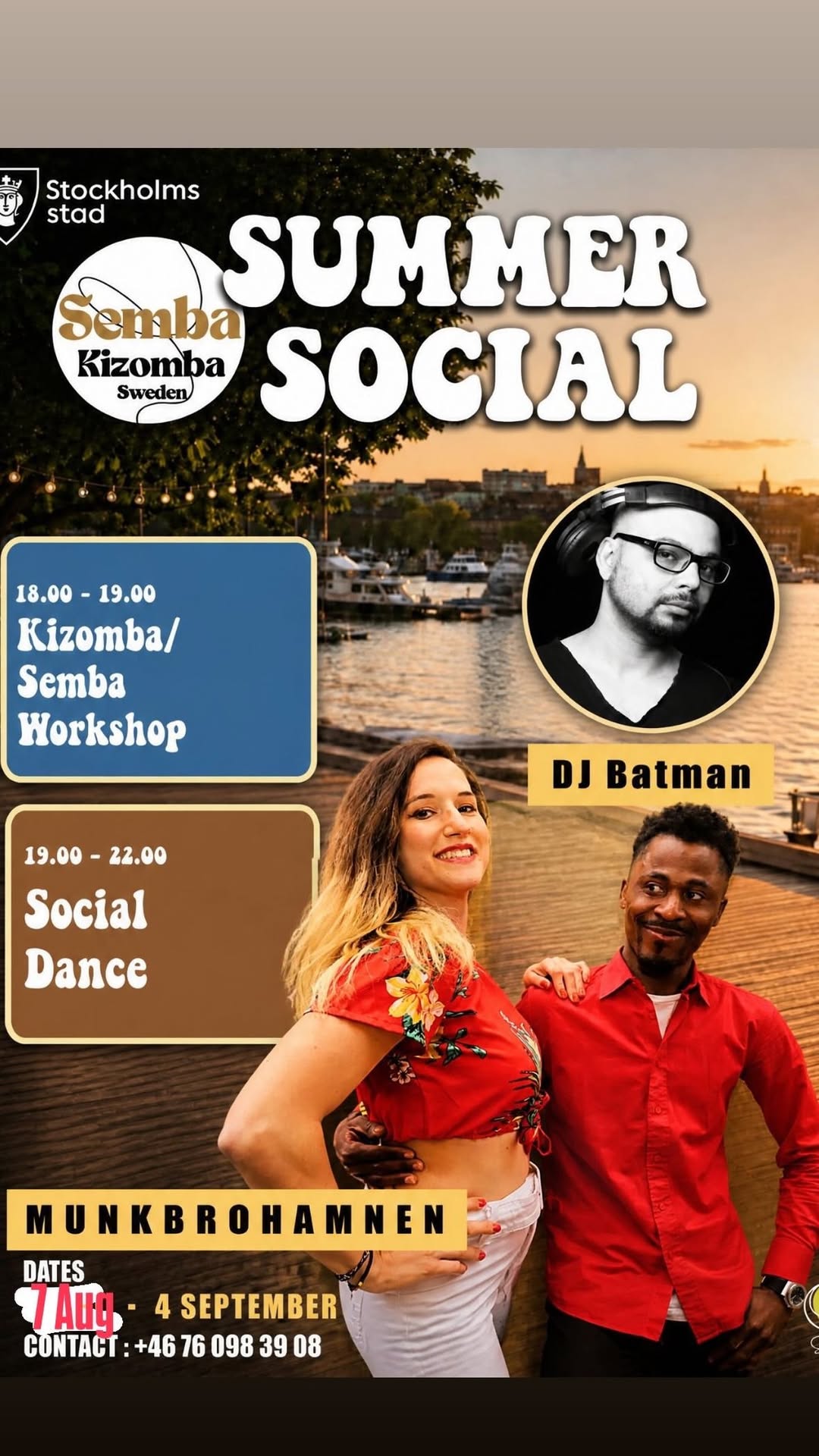 Semba Kizomba - Summer classes ☀️