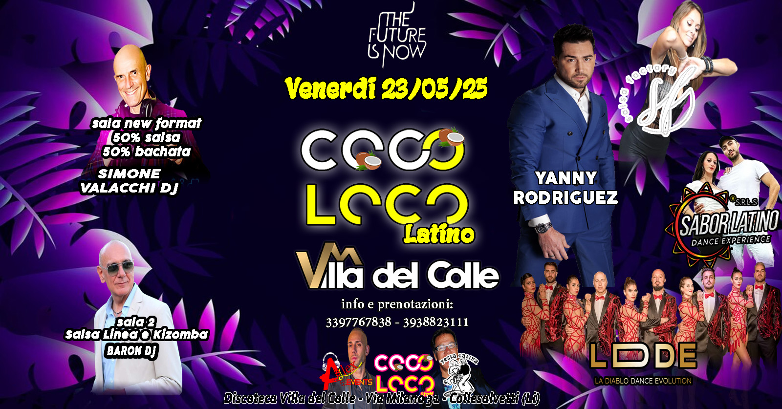 Venerdi 23 05 25 CocoLoco Latino @Villa Del Colle
