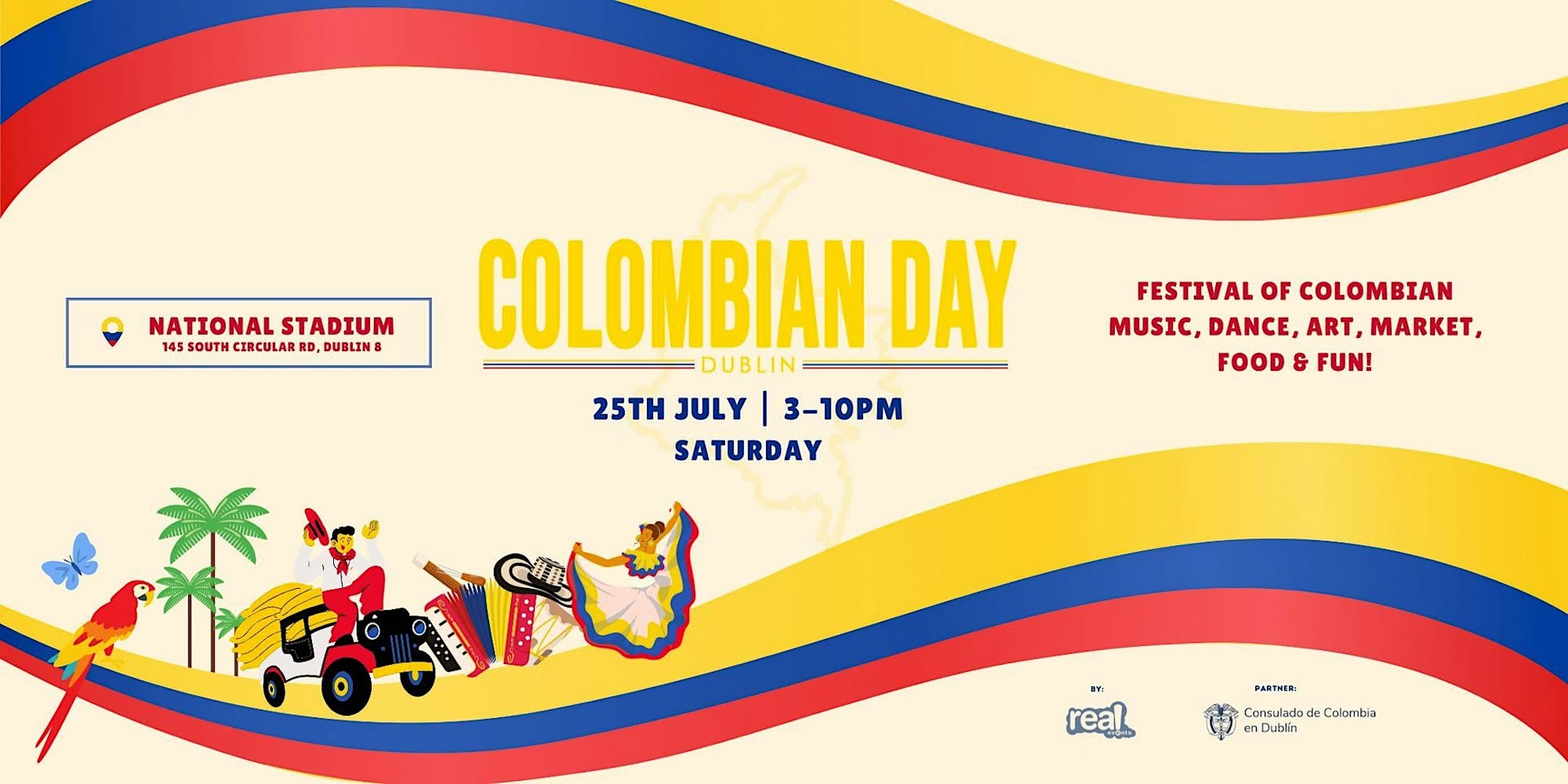 Colombian Day 2026 National Stadium Dublin