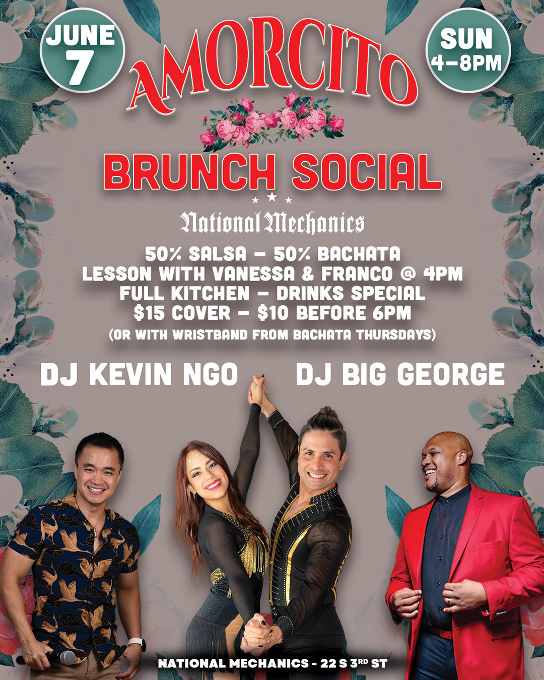 AMORCITO - Brunch Social - JUNE 7