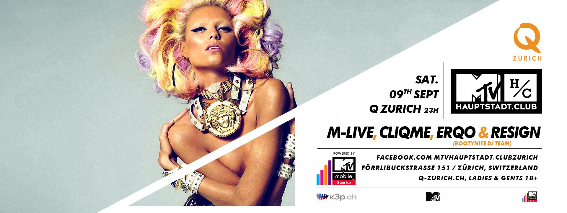 MTV Hauptstadt.Club at Q Zurich