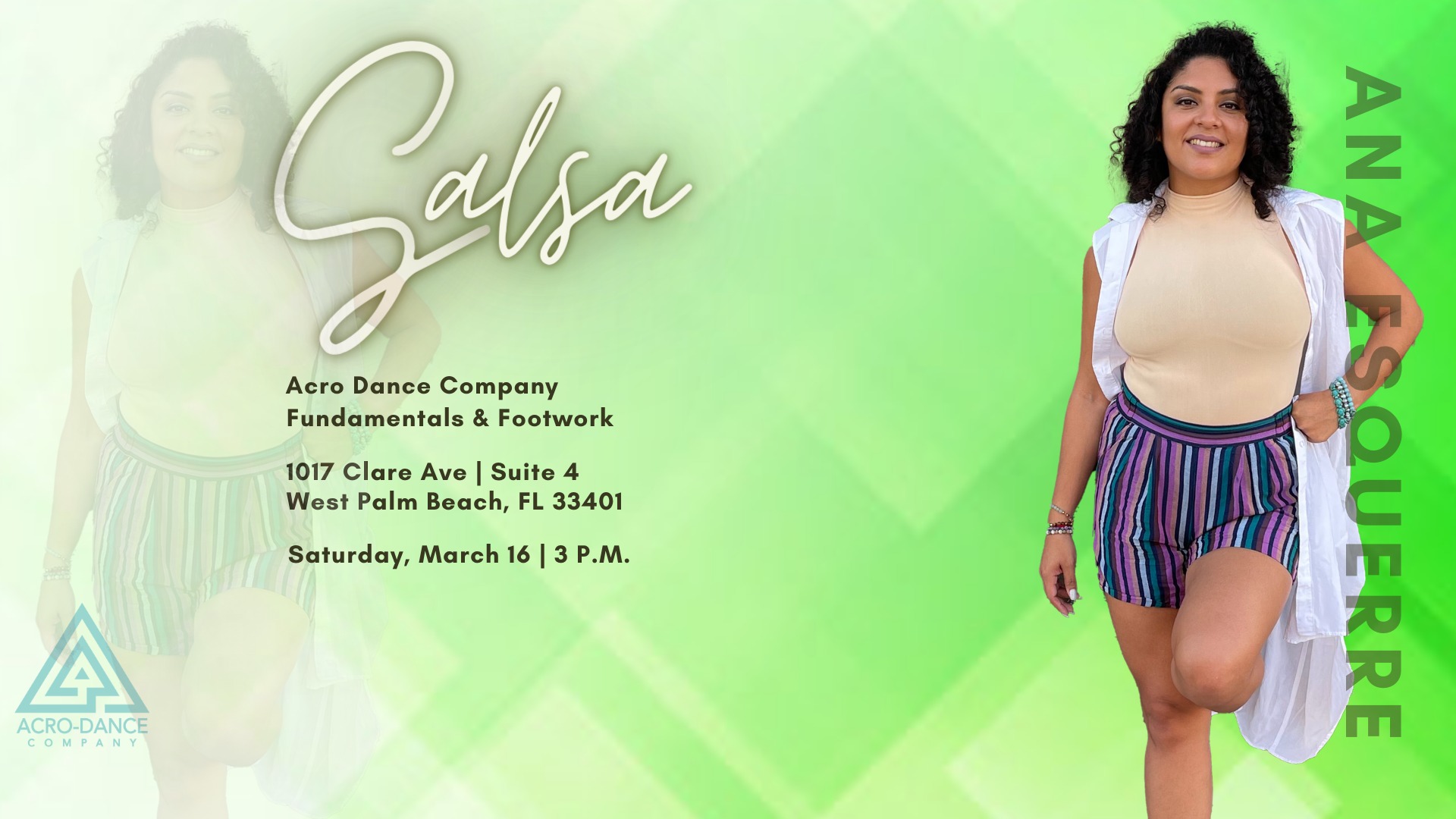 Salsa workshop with Ana