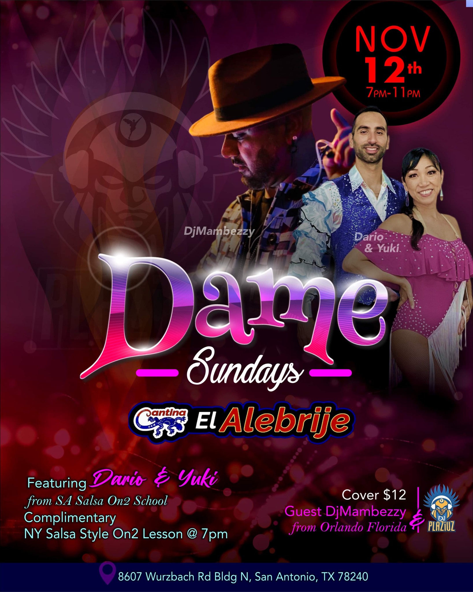 DAME Sundays - Latin Evening