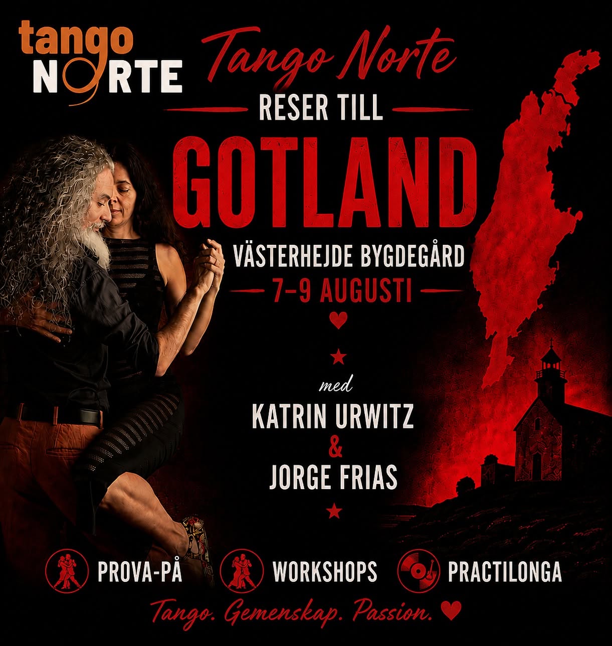 TANGO NORTE RESER TILL GOTLAND