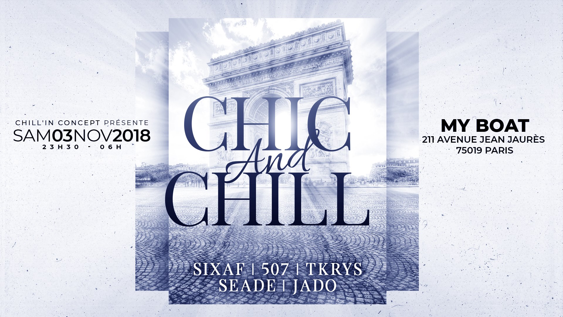 CHIC and CHILL - 03 Novembre 2018