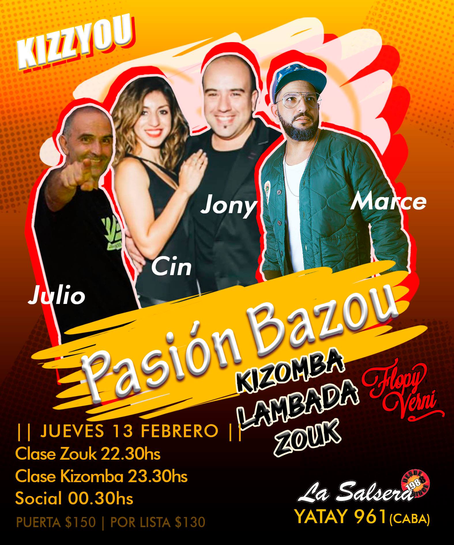 Bazou & Kizzyou Jueves 13 Febrero