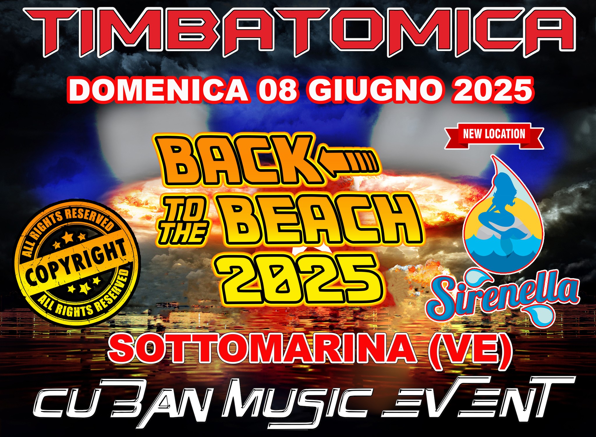 TIMBATOMICA BACK TO THE BEACH 2025 SOTTOMARINA