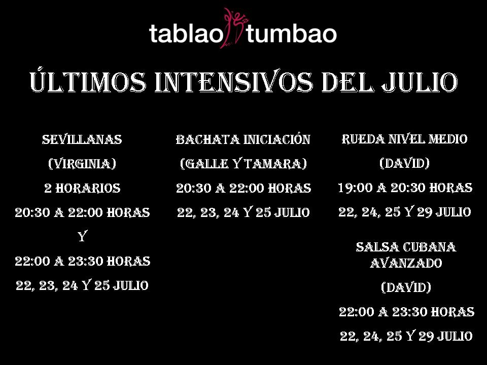 Intensivos JULIO 2013