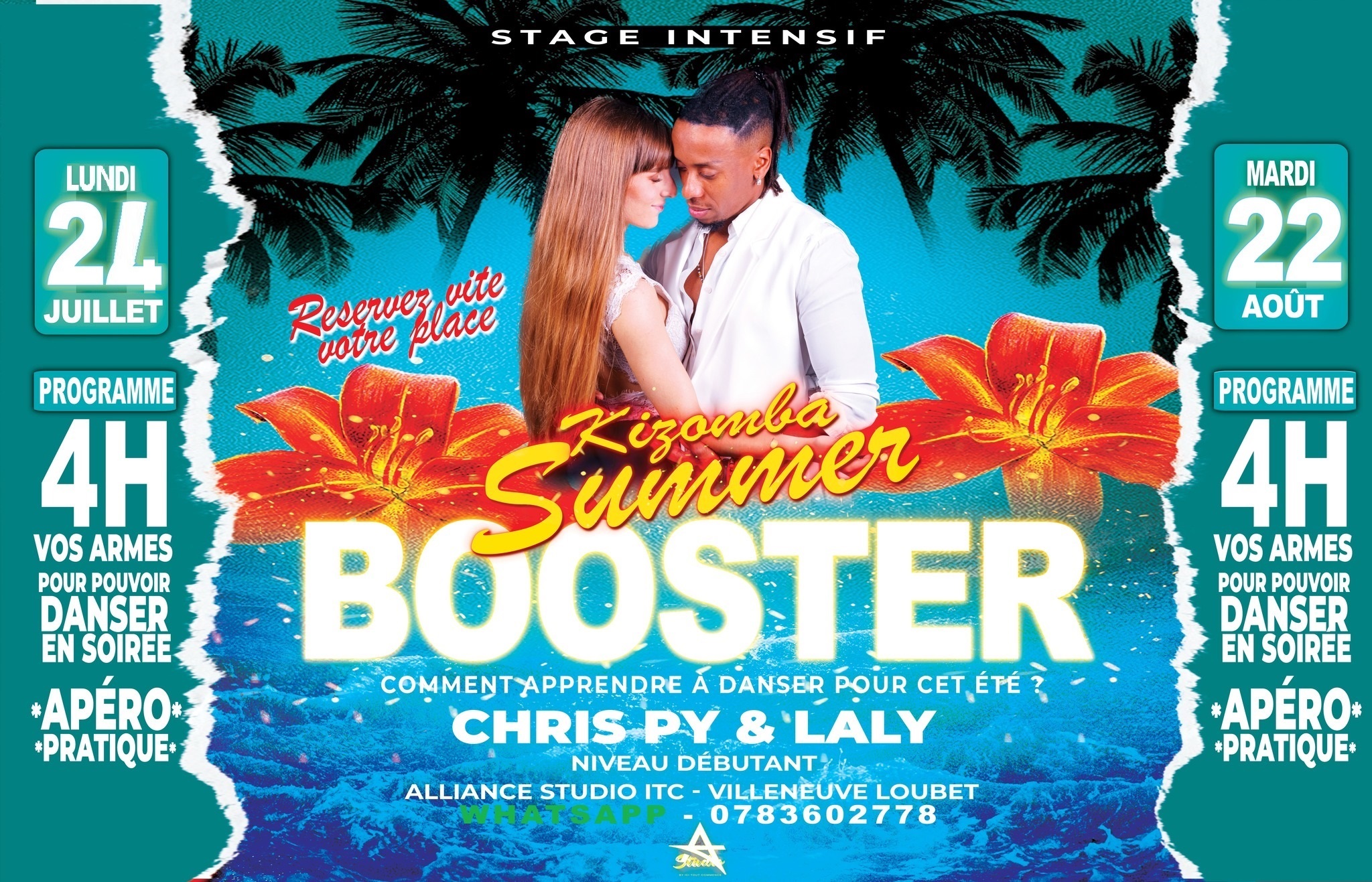 Stage summer kizomba BOOSTER avec Chris Py et Laly